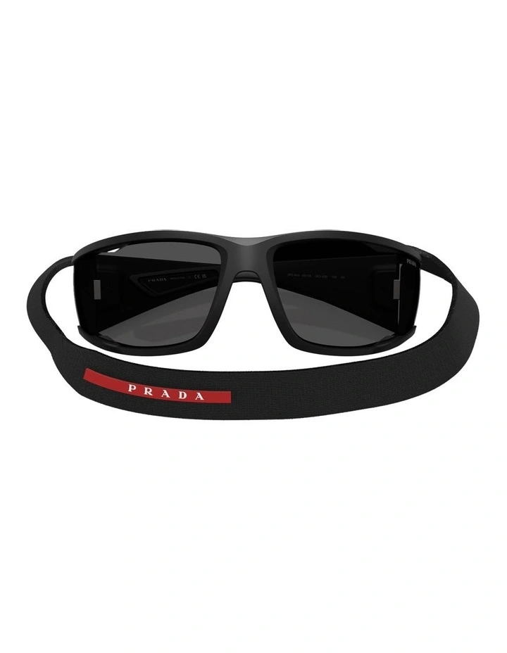 Prada Linea Rossa  Injected Sunglasses in Black image 5