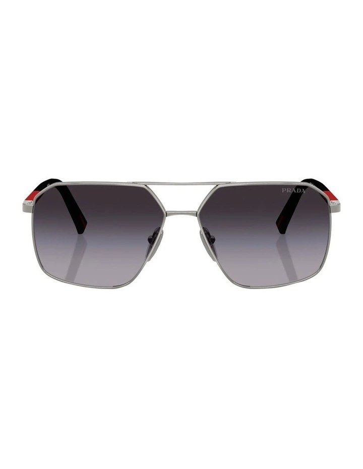 Metal Sunglasses in Silver image 2