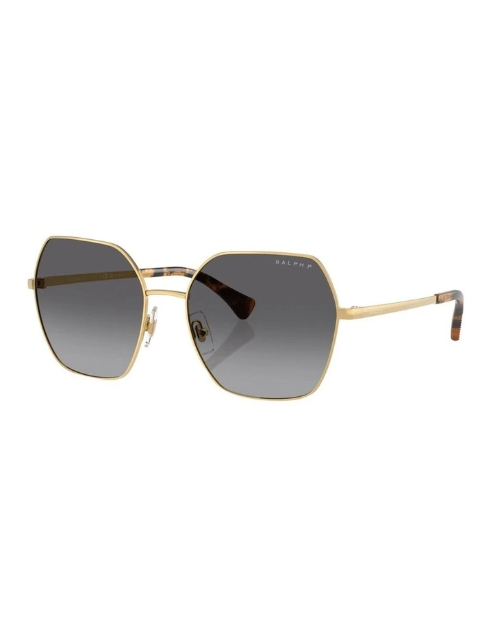 Ralph  Metal Polarised Sunglasses in Gold image 1