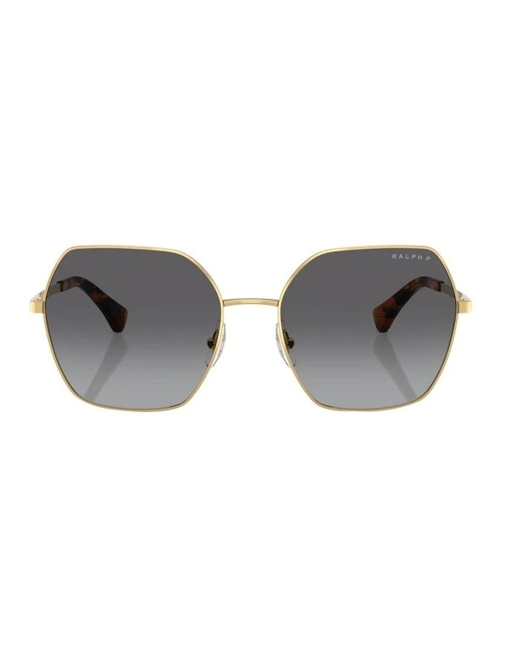 Ralph  Metal Polarised Sunglasses in Gold image 2