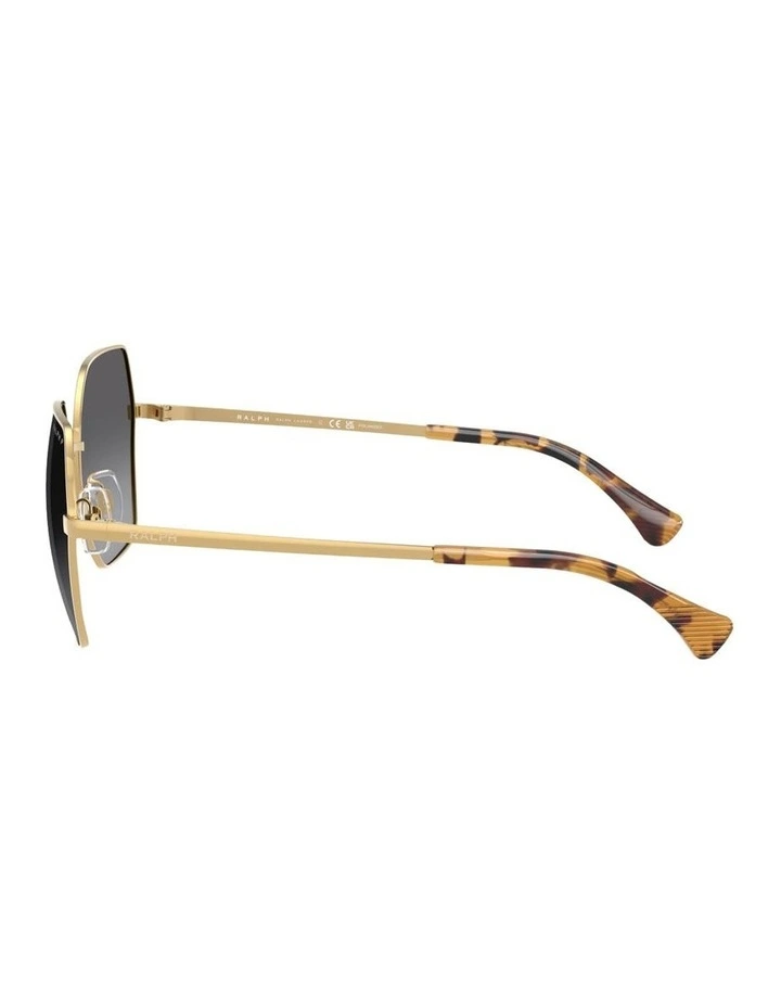 Ralph  Metal Polarised Sunglasses in Gold image 3