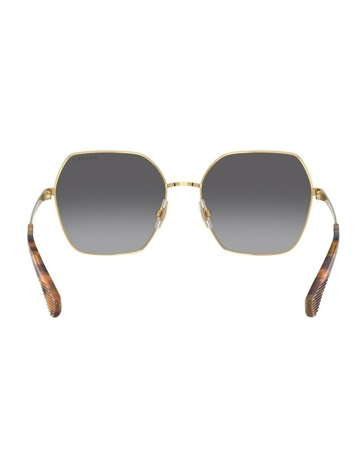 Ralph  Metal Polarised Sunglasses in Gold image 4