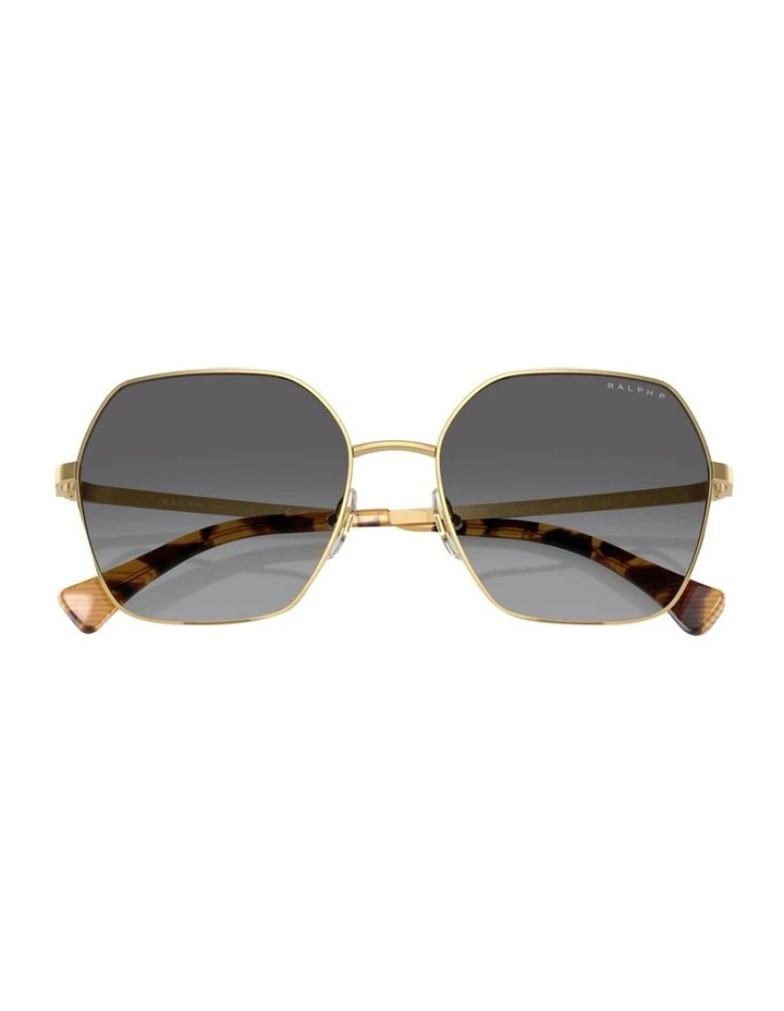 Ralph  Metal Polarised Sunglasses in Gold image 5