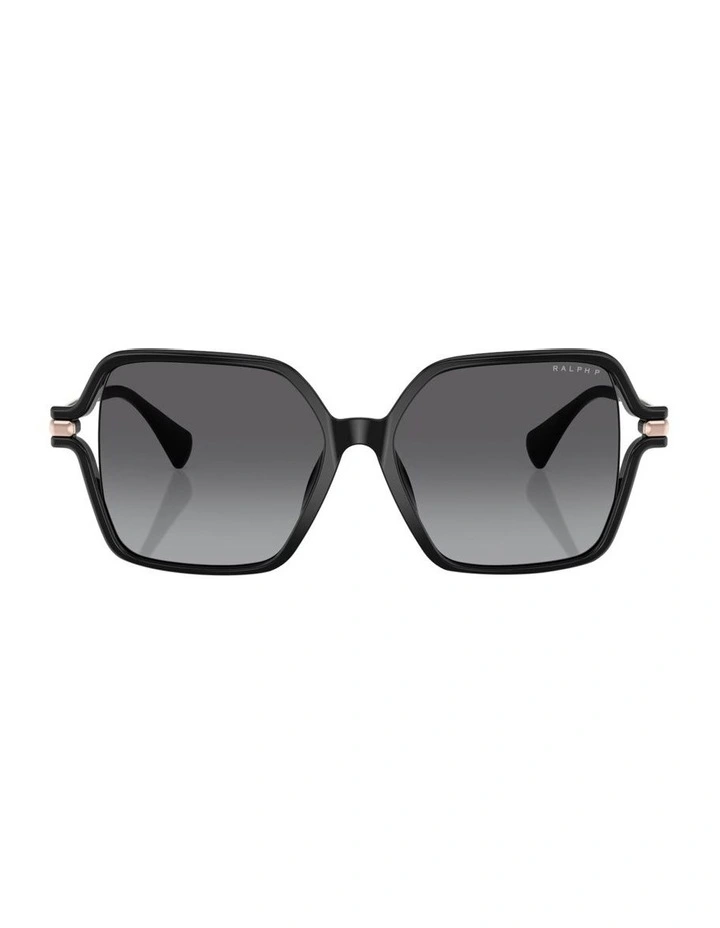 Ralph  Injected Polarised Sunglasses in Black image 2