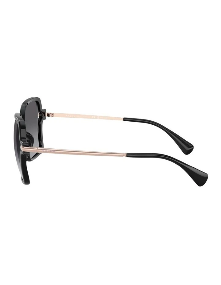 Ralph  Injected Polarised Sunglasses in Black image 3