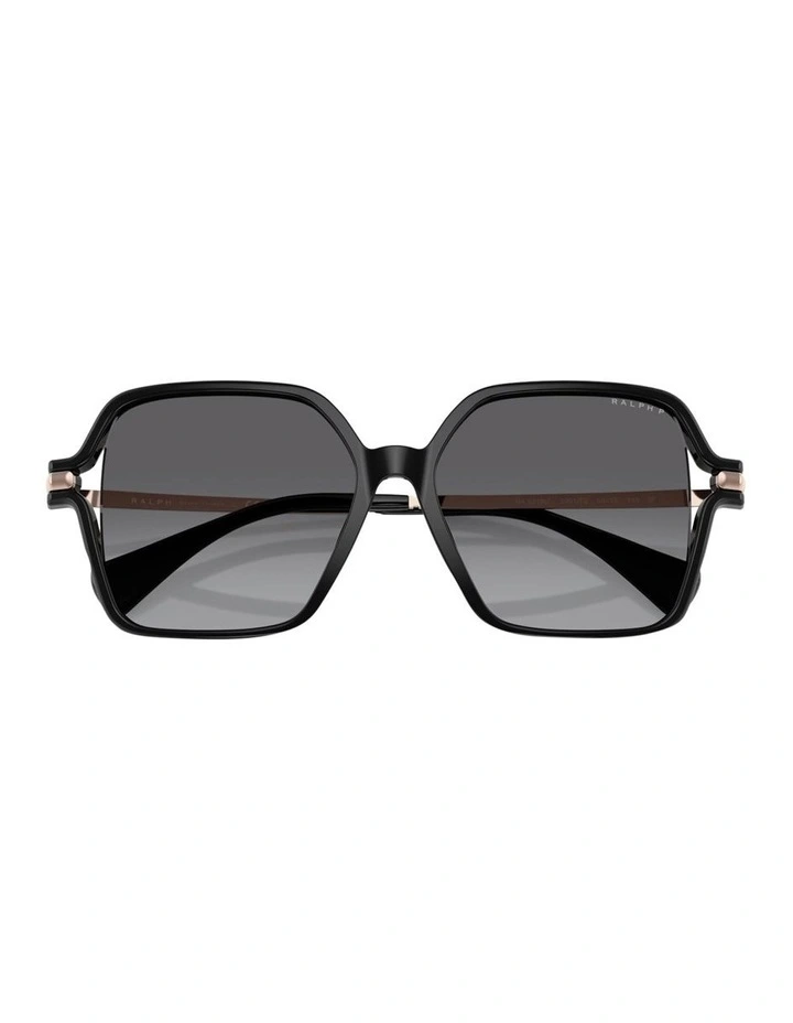Ralph  Injected Polarised Sunglasses in Black image 5