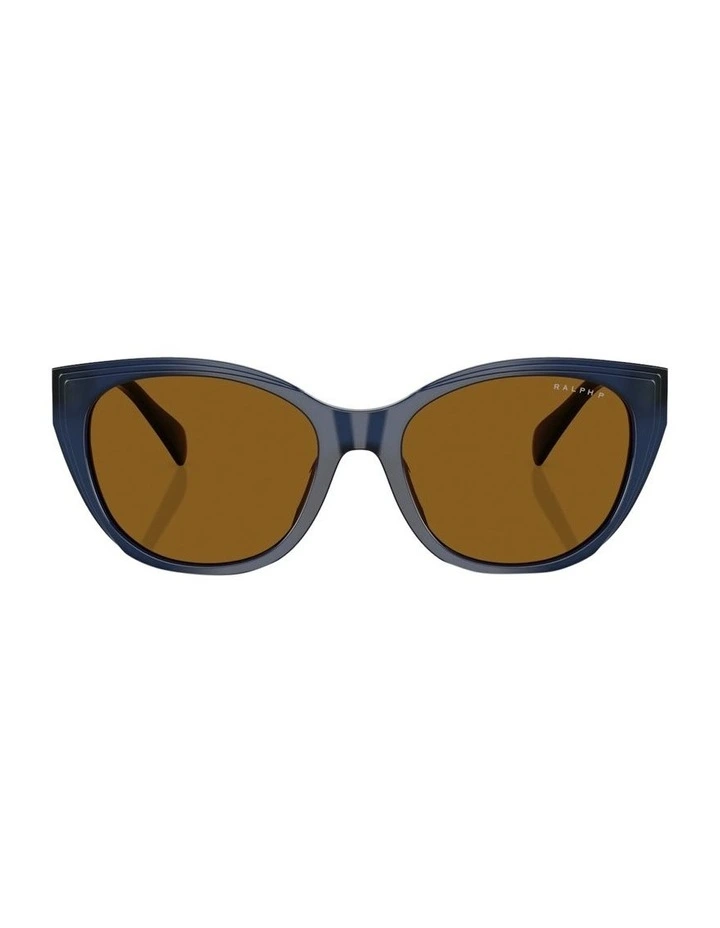 Ralph  Acetate Polarised Sunglasses in Blue image 2