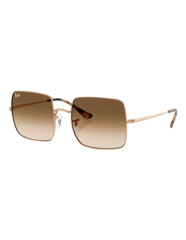 Ray-Ban Square 1971 Classic Metal Sunglasses in Gold image 1