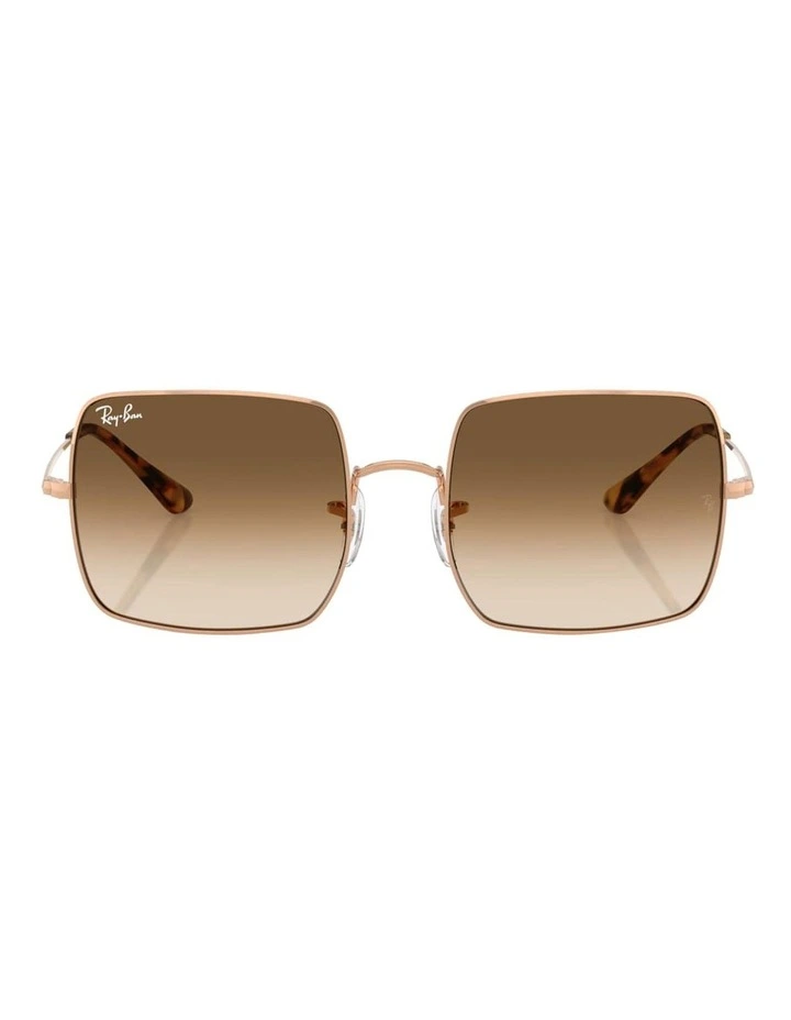 Ray-Ban Square 1971 Classic Metal Sunglasses in Gold image 2