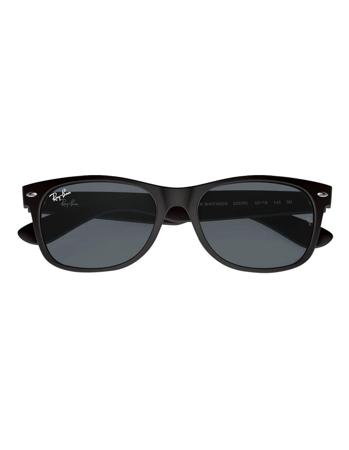 Ray-Ban New Wayfarer Classic Nylon Sunglasses in Black image 5