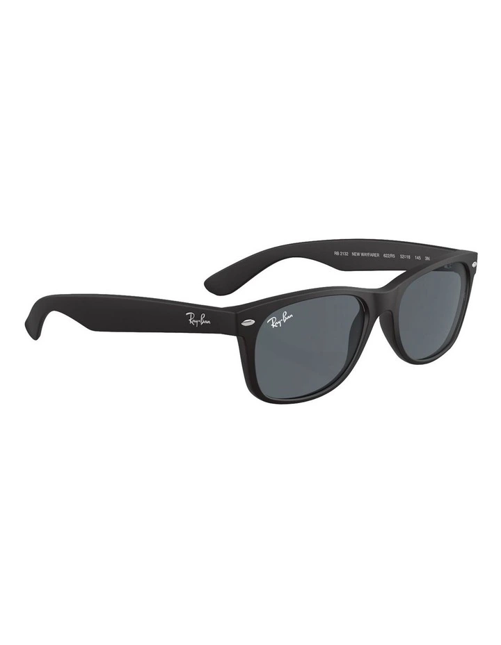 Ray-Ban New Wayfarer Classic Nylon Sunglasses in Black image 6