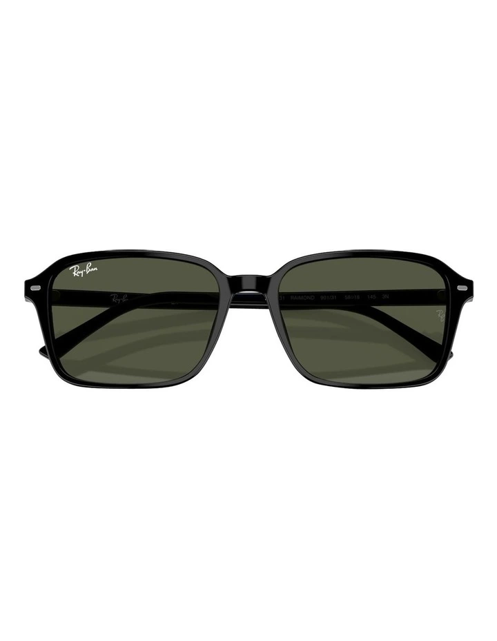 Ray-Ban Raimond Acetate Sunglasses in Black image 5