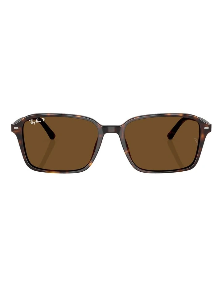 Ray-Ban Raimond Acetate Polarised Sunglasses in Tortoise image 2