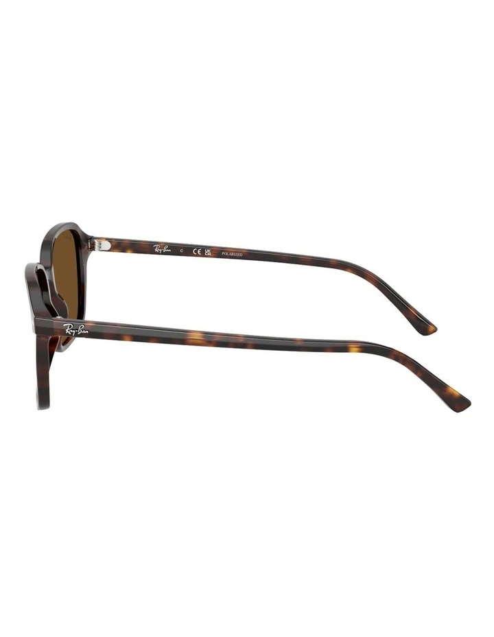 Ray-Ban Raimond Acetate Polarised Sunglasses in Tortoise image 3