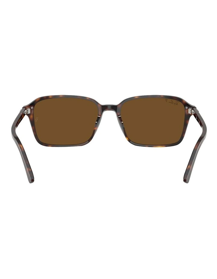 Ray-Ban Raimond Acetate Polarised Sunglasses in Tortoise image 4