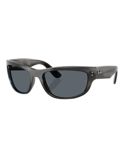 Ray-Ban Mega Balorama Propionate Sunglasses in Grey