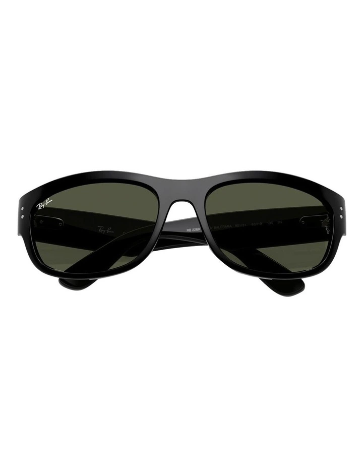 Ray-Ban Mega Balorama Propionate Sunglasses in Black image 4
