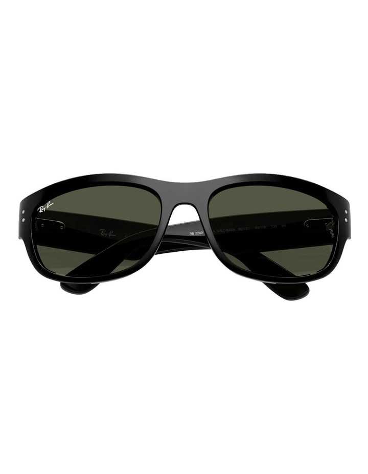 Ray-Ban Mega Balorama Propionate Sunglasses in Black image 5