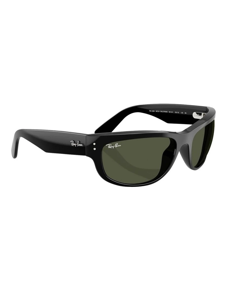 Ray-Ban Mega Balorama Propionate Sunglasses in Black image 6