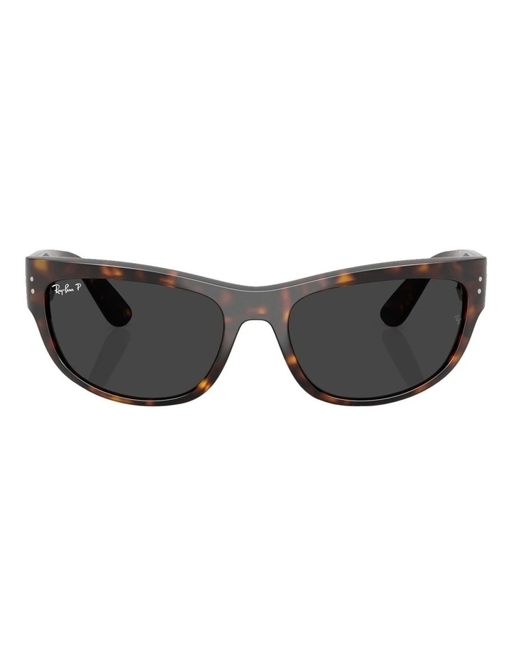 Ray-Ban Mega Balorama Propionate Polarised Sunglasses in Tortoise image 2