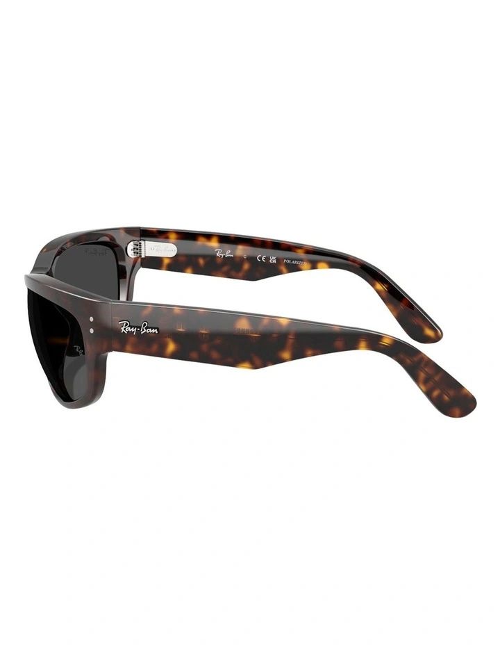 Ray-Ban Mega Balorama Propionate Polarised Sunglasses in Tortoise image 3