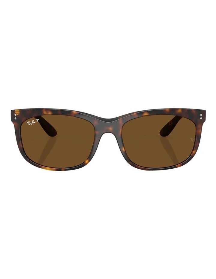Ray-Ban Balorette Propionate Polarised Sunglasses in Tortoise image 2