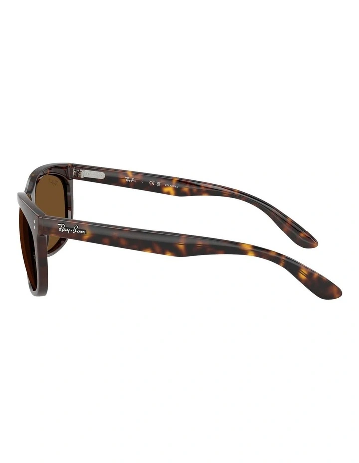 Ray-Ban Balorette Propionate Polarised Sunglasses in Tortoise image 3