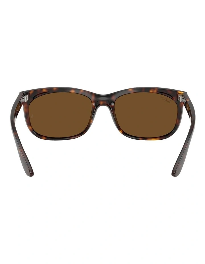 Ray-Ban Balorette Propionate Polarised Sunglasses in Tortoise image 4