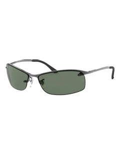 Ray-Ban RB3183 Metal Sunglasses in Silver
