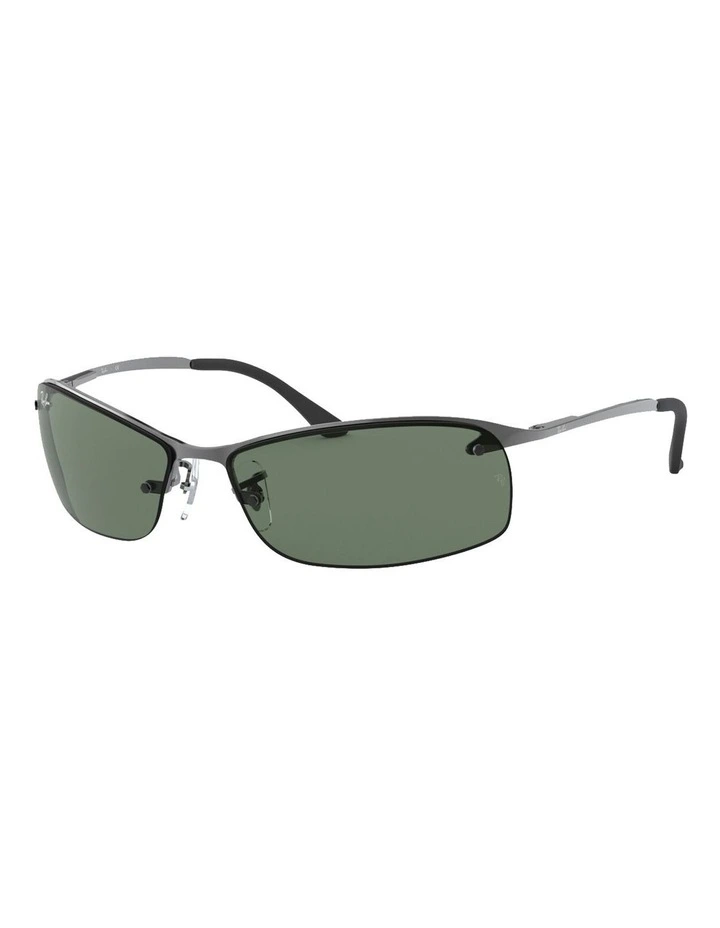 Ray-Ban RB3183 Metal Sunglasses in Silver image 1