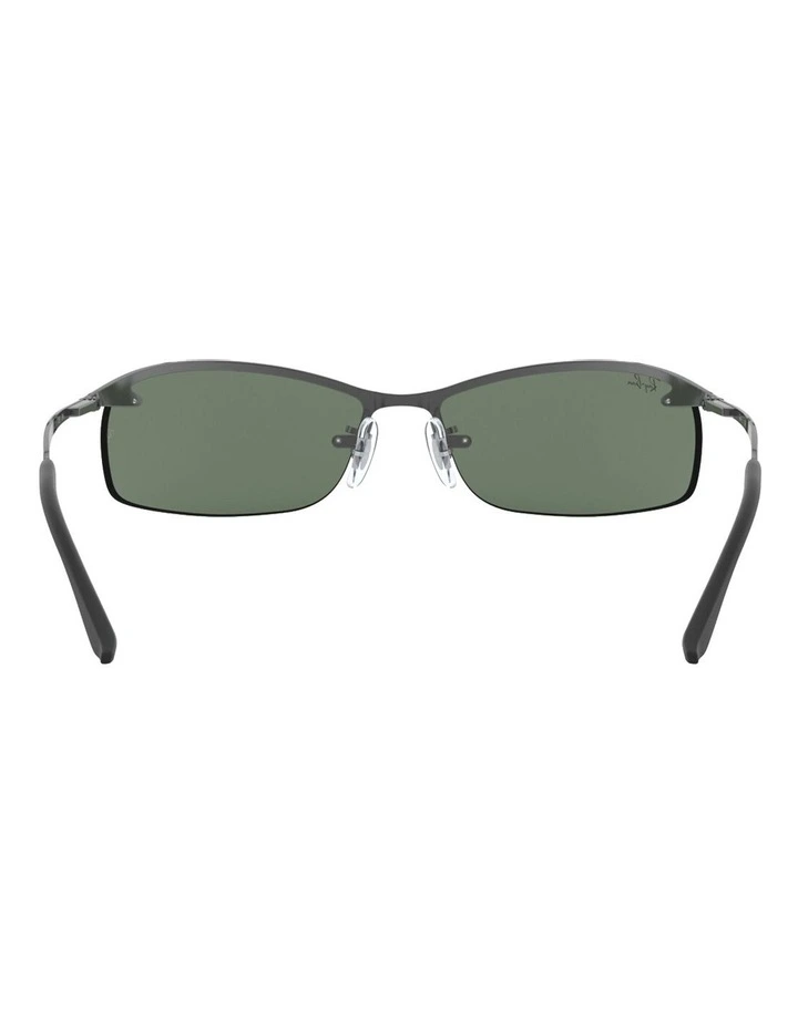 Ray-Ban RB3183 Metal Sunglasses in Silver image 4
