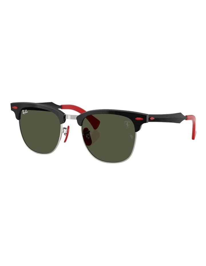 Ray-Ban RB3807M Scuderia Ferrari Collection Aluminium Sunglasses in Silver image 1