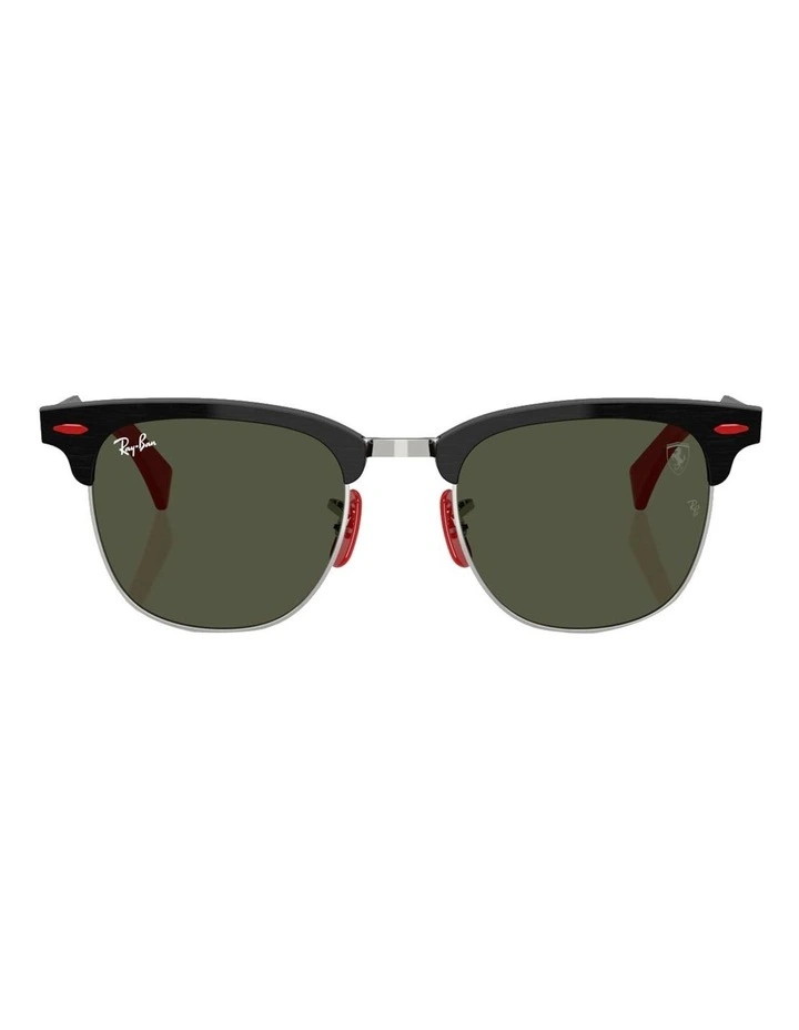 Ray-Ban RB3807M Scuderia Ferrari Collection Aluminium Sunglasses in Silver image 2