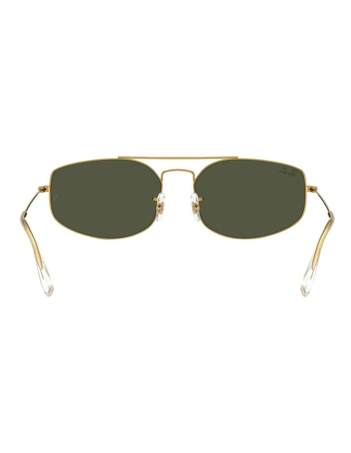 Ray-Ban Explorer V Metal Sunglasses in Gold image 4