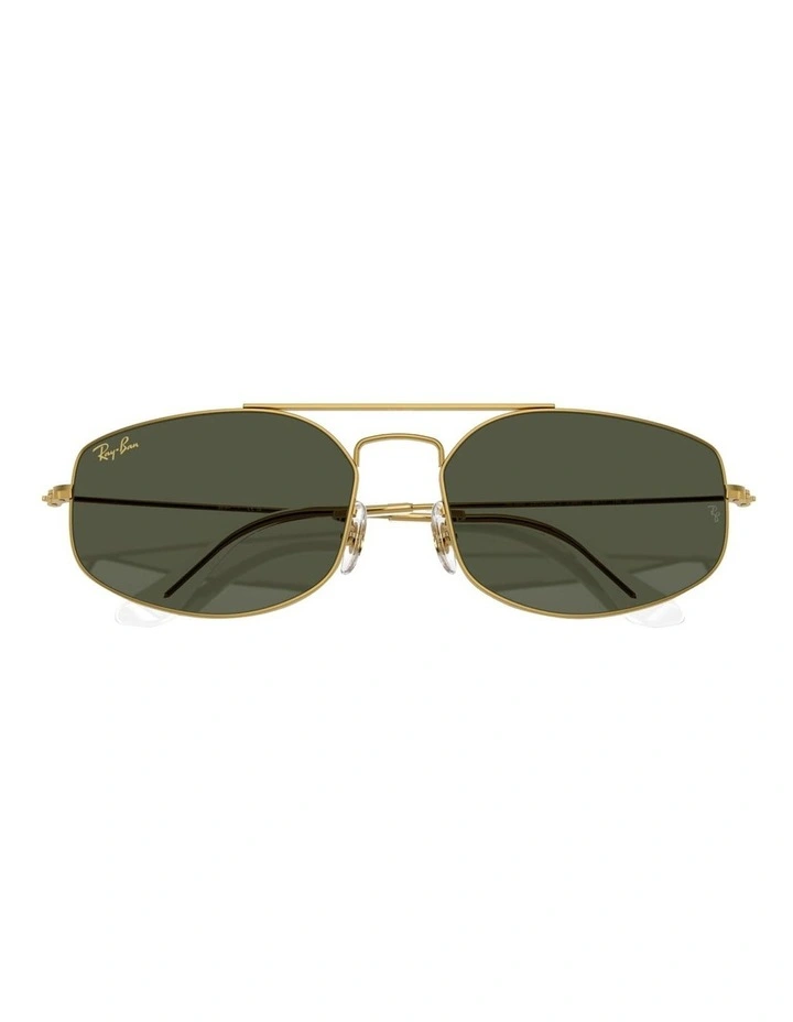 Ray-Ban Explorer V Metal Sunglasses in Gold image 5