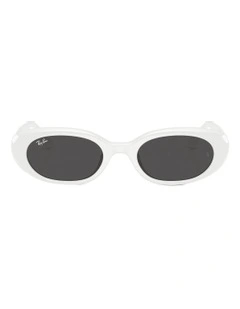 Ray-Ban RB4441D Bio-Based Injected Sunglasses in White