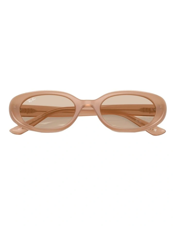 Ray-Ban RB4441D Washed Lenses Bio-Based Injected Sunglasses in Brown image 5