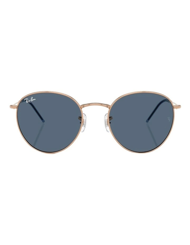 Ray-Ban Round Reverse Metal Sunglasses in Gold image 2
