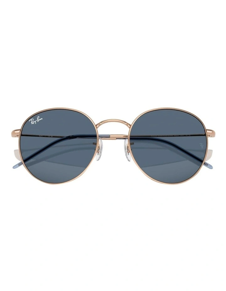 Ray-Ban Round Reverse Metal Sunglasses in Gold image 5