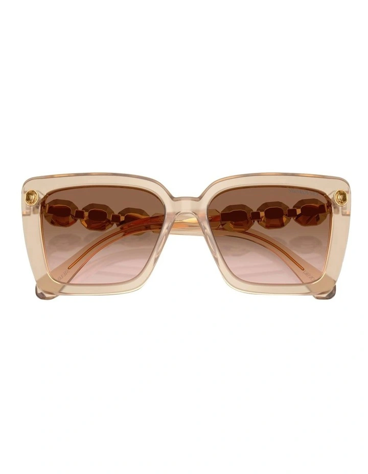 Swarovski  Acetate Sunglasses in Beige image 5
