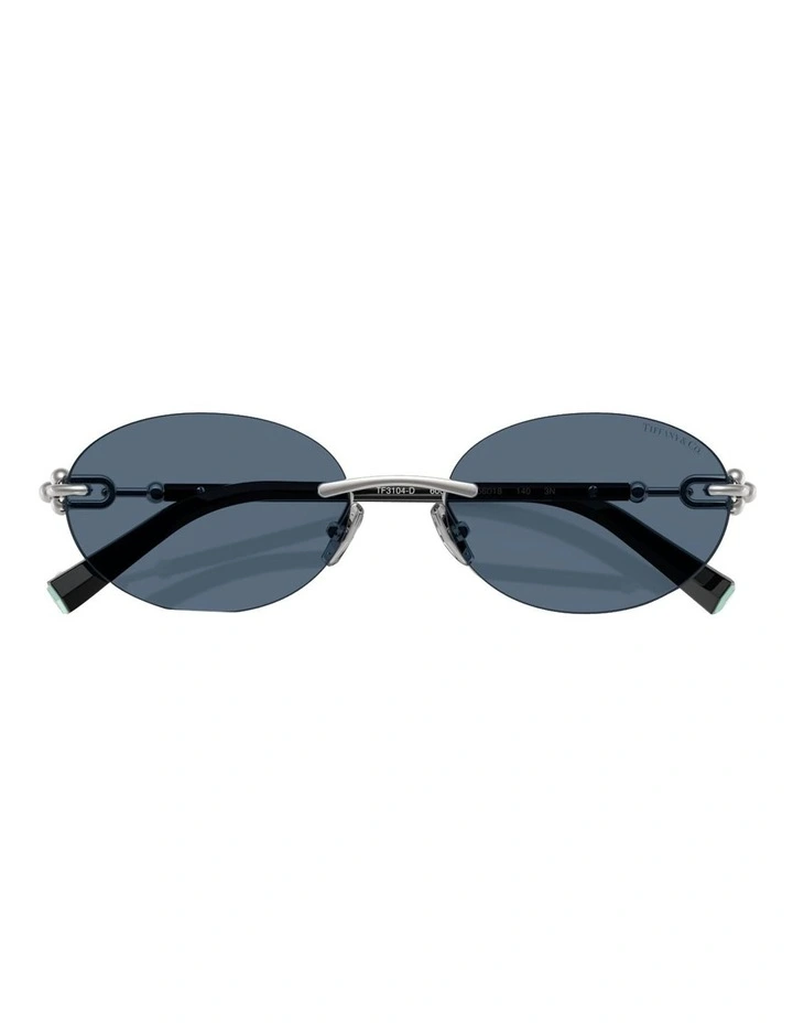 Tiffany & Co. Metal Sunglasses in Silver image 4