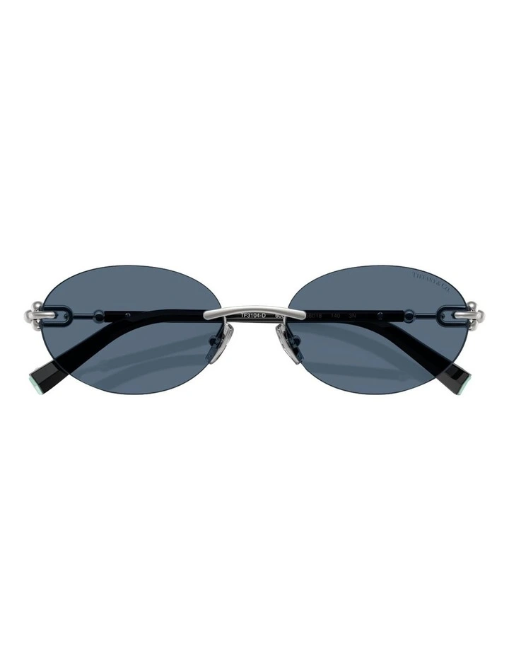 Tiffany & Co. Metal Sunglasses in Silver image 5