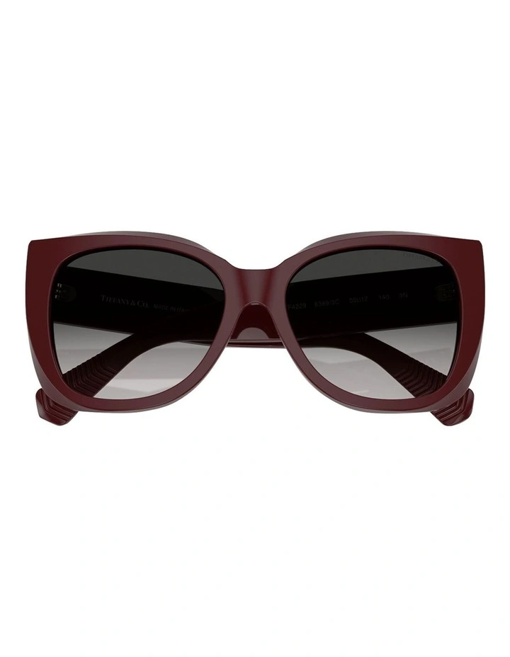 Tiffany & Co. Acetate Sunglasses in Red image 4