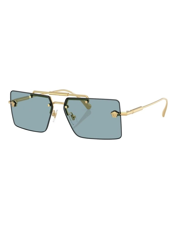 Versace  Metal Sunglasses in Gold image 1