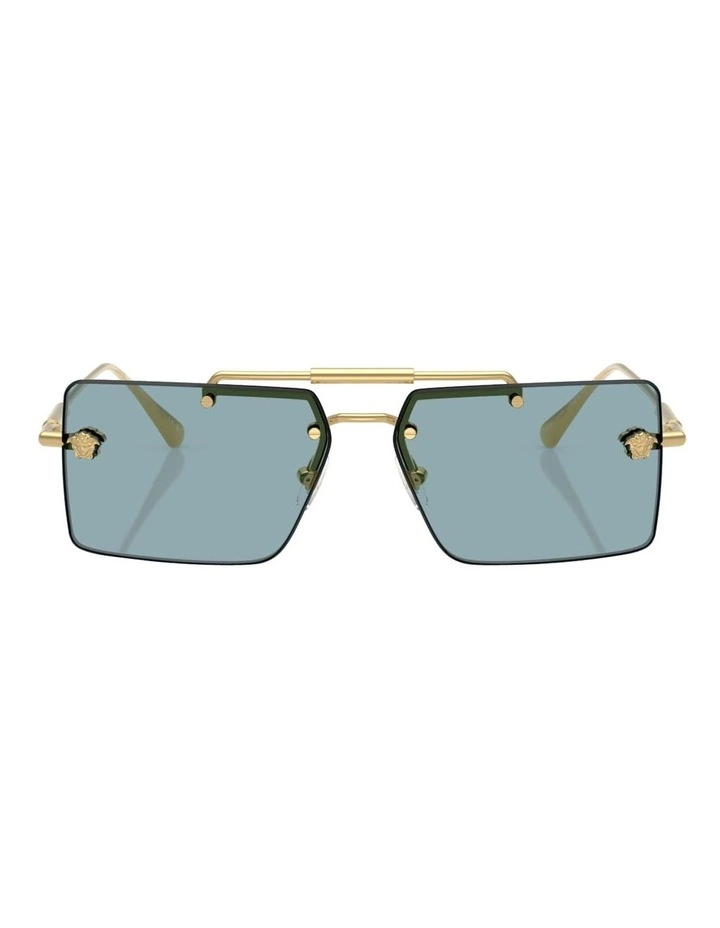 Versace  Metal Sunglasses in Gold image 2