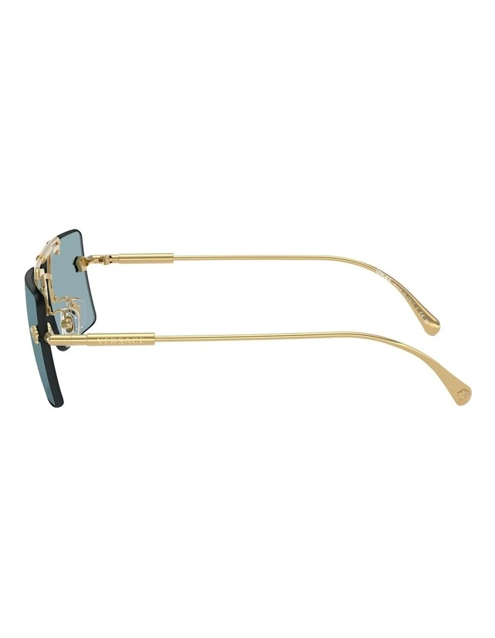 Versace  Metal Sunglasses in Gold image 3