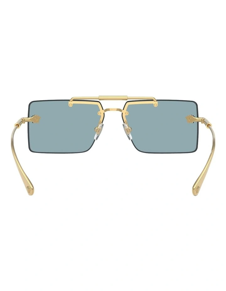 Versace  Metal Sunglasses in Gold image 4