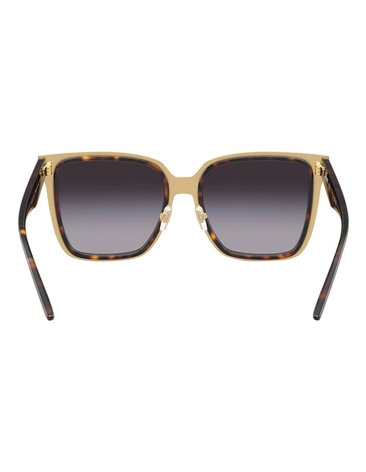 Versace Metal Sunglasses in Tortoise image 4