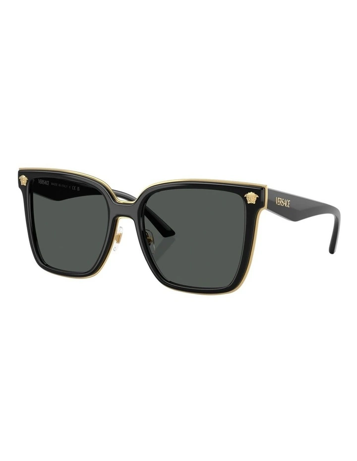 Versace Metal Sunglasses in Black image 1