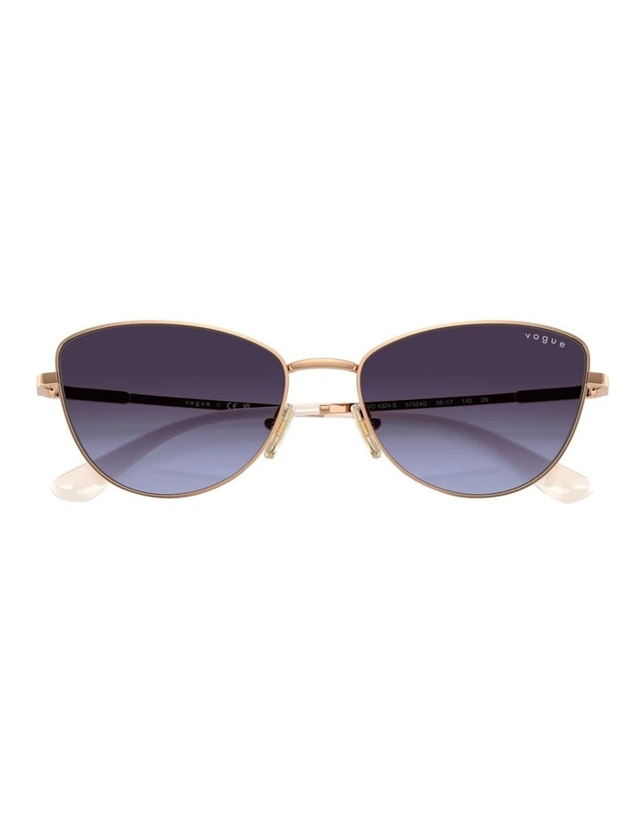 Vogue Eyewear  Metal Sunglasses in Pink image 5